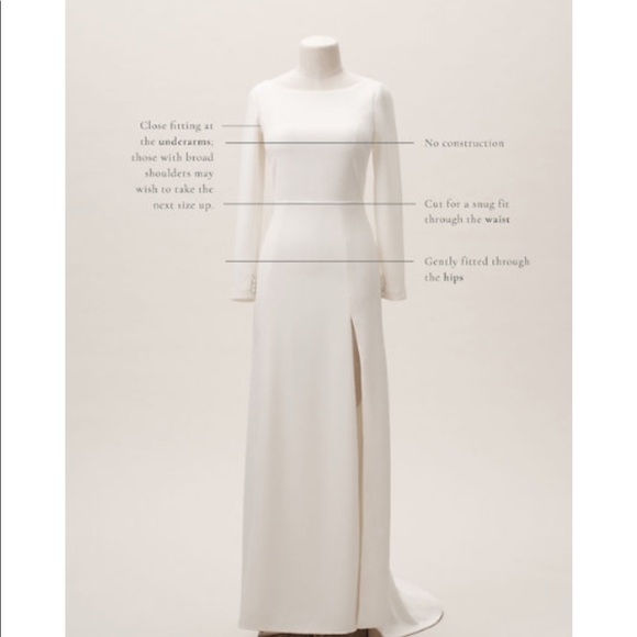 NWT BHLDN Amy Kuschel Wedding Gown - Picture 4 of 10